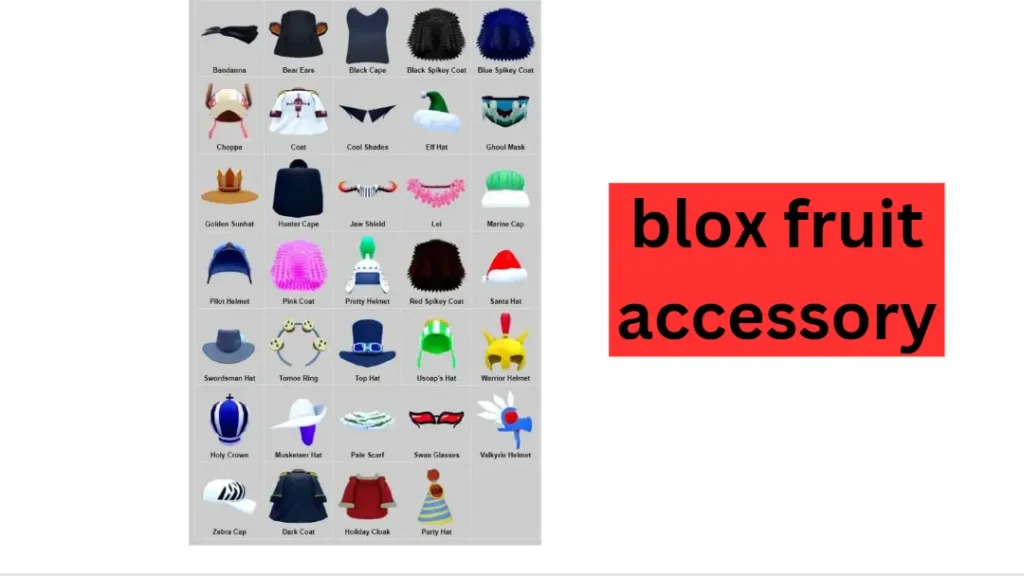 accessories in blox fruit